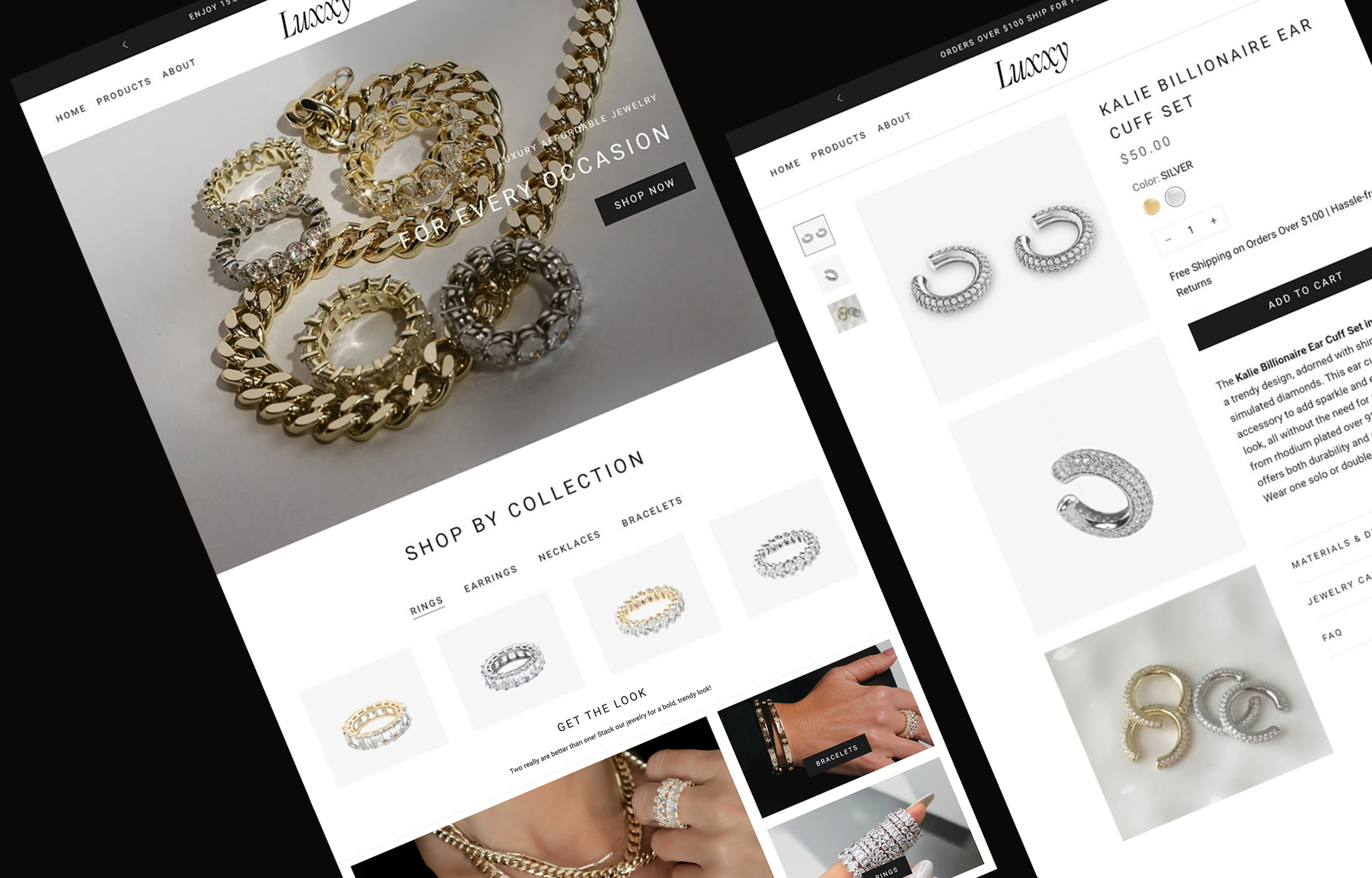 Studio 239 Design hero image of Luxxy Jewelry