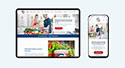 100 Daily Health Shopify Mobile design