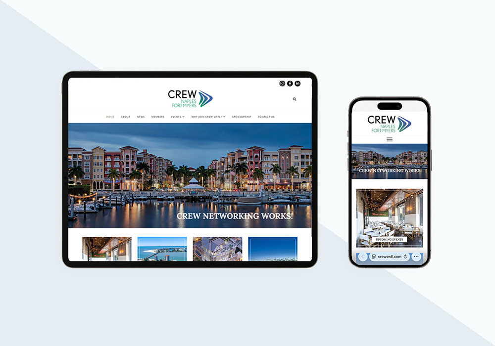 Image of responsive website by Studio 239 Design on laptop and mobile phone screens